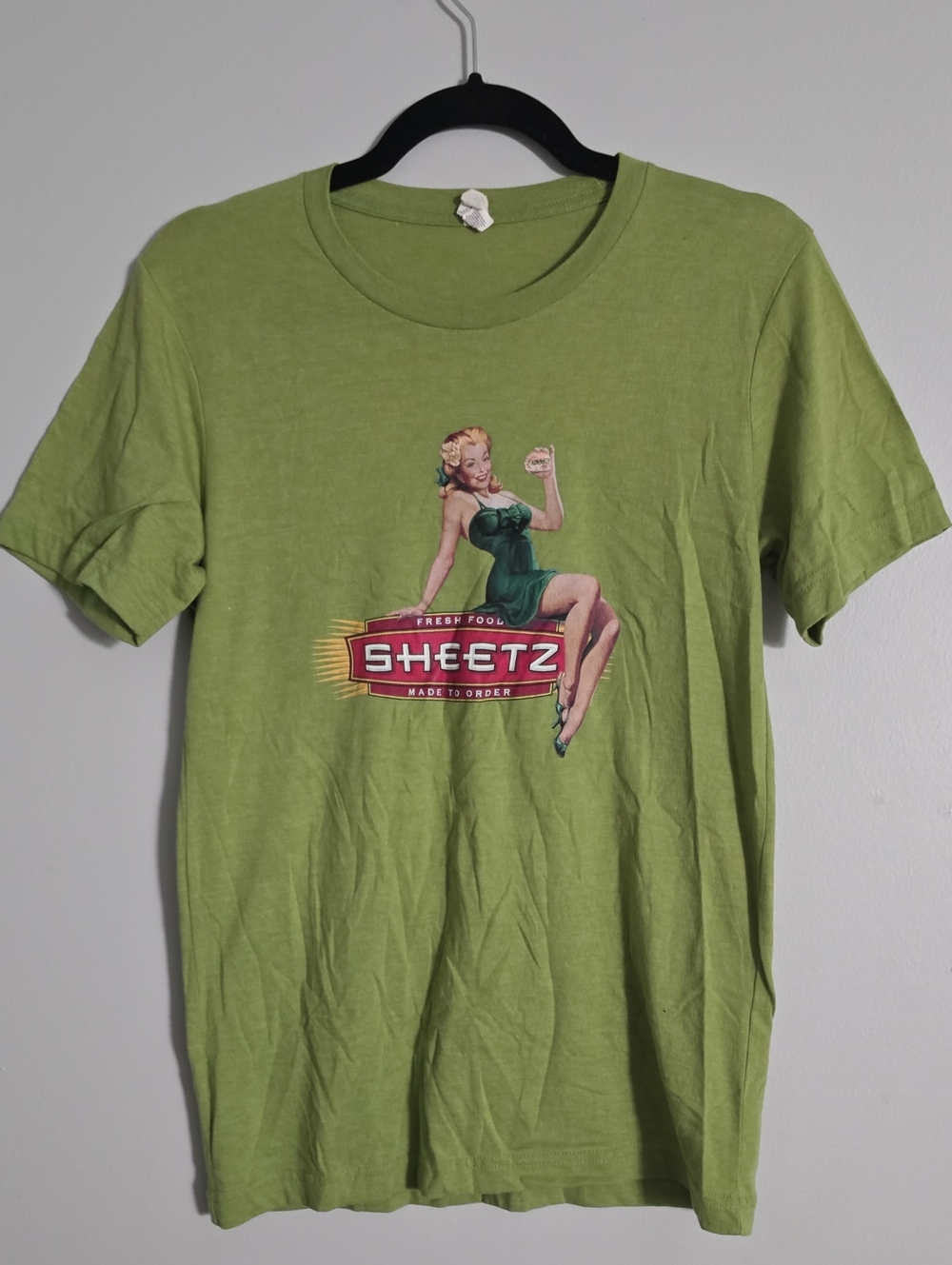 Sheetz Lime Green Short Sleeve Graphic Tee